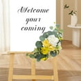 thumbnail image 5 of Set of 2 Artificial Wedding Arch Flowers for Wedding Welcome Sign, Banquet and Reception Decoration, Ceremony Backdrop Floral Arrangements, and Bridal Shower Decor, 5 of 7