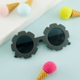 thumbnail image 4 of Lunettes de Soleil Fleuries pour Filles Mignonnes Rondes Accessoires Extérieurs pour Bébé Préscolaire Été, 4 of 4