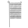 thumbnail image 1 of POGLIP White Retro Chevron Pattern Light Grey Abstract Birthday Classic Garden Flag Decorative Flag House Banner 28x40 inch, 1 of 2