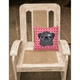 thumbnail image 2 of Carolines Treasures BB5333PW1818 Black Pug Fabric Decorative Pillow 18HX18W multicolor, 2 of 2