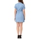 thumbnail image 3 of INSPIRE CHIC Vestidos de Verano de Manga Corta con Botones para Mujeres L Azul Claro, 3 of 7