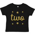 thumbnail image 3 of Inktastic 2nd Birthday Gold Two Boys or Girls Toddler T-Shirt, 3 of 5