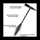 thumbnail image 3 of Martillo Cincelador de Soldadura con Manejar de Bobina, Cepillo de Alambre de Acero de Soldadura de 11 Pulgadas para Limpieza, EliminacióN de Escoria y Residuos de Soldadura C, 3 of 5