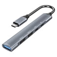thumbnail image 1 of Adaptador de puerto múltiple Sunnimix USB C HUB 5 en 1 aluminio delgado, 1 of 8