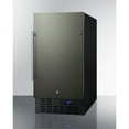 thumbnail image 3 of ADA compliant 18" wide built-in undercounter frost-free freezer with black stainless steel door, lock, and digital thermostat, 3 of 5