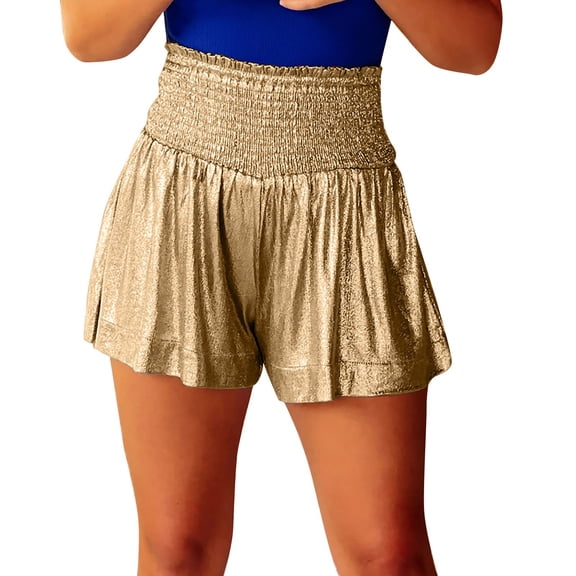 Shorts for Women European And American New Casual Sports Women's Pants Loose Elastic Waist Hanging Feeling Shorts