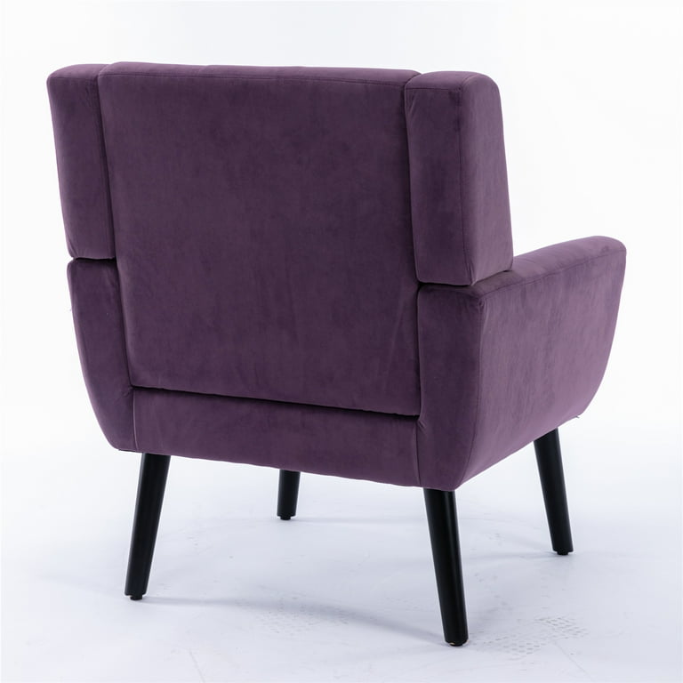 Mid Century Accent Chair Button Tufted Upholstered Sofa Chairs