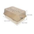 thumbnail image 2 of Raindrops Rat Carrier Ventilated Structure Plastic Cage for Hamster Owners 5Pcs, 2 of 7