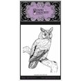 thumbnail image 3 of Paper Parachute Cling Rubber Stamps 4"X7" -Branch Owl, Pk 2, Paper Parachute, 3 of 3
