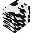 thumbnail image 3 of Animal Cow Print Washcloth 12x12in Set, 4 Pack Absorbent Cotton Towel Square Kitchen Dishes Towels, Soft Cleaning Face Hand Towel Fast Drying Wash cloth, 3 of 7