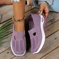 thumbnail image 6 of Womens Shoes,Casual Loafers Breathable On for Everyday Wear Comfortable Casual Loafers for Lightweight Sneakers,Shoes for Women,Light Purple,8, 6 of 9