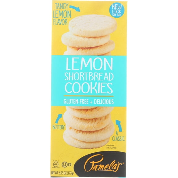 Pamela'S Lemon Shortbread Cookies, 6.25 Oz