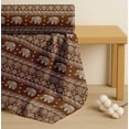 thumbnail image 4 of Soimoi Cotton Poplin Fabric Aztec & Tribal Elephant Animal Print Fabric by the Yard 56 Inch Wide, 4 of 7