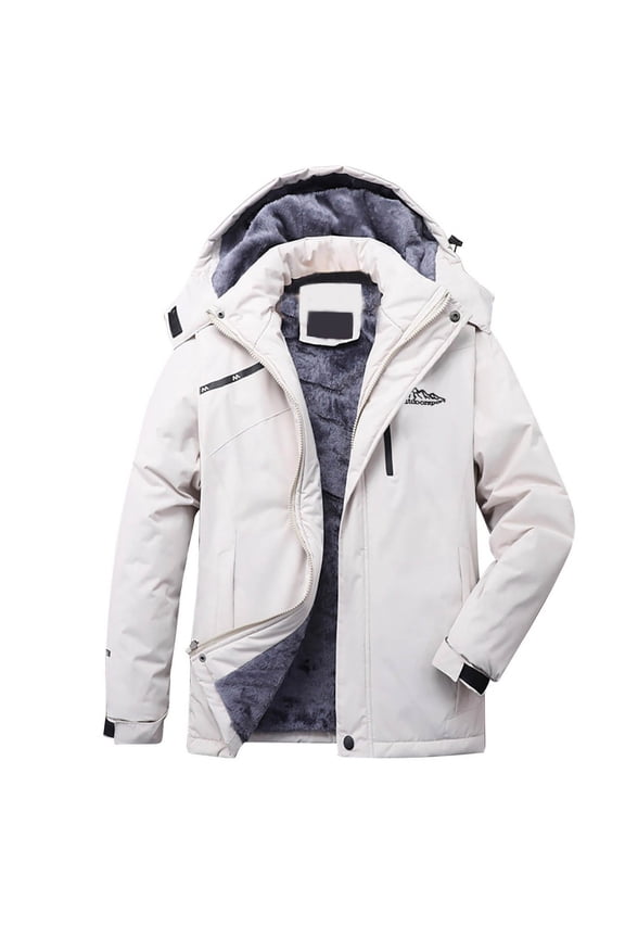 Women's Winter Skiing Jackets Waterproof Fleece Hooded Raincoat Insulated Thermal Jacket Snowboard Parka