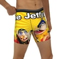 thumbnail image 4 of Saiise Sml Jeffy Men's Underwear Boxer Briefs Cotton Trunks Short Leg Underwear (S-XXL), 4 of 7