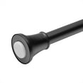 thumbnail image 6 of Utopia Alley Adjustable 72-In Shower Curtain Tension Rod - Rust-Proof Aluminum with Rubber End Cap, No Drill Installation - Extendable & Retractable, Wall-to-Wall - Easy to Hang, Black Finish, 6 of 10