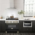 thumbnail image 3 of Zline Raz-Blm-36-G Autograph Edition 36" Wide 4.6 Cu. Ft. Free Standing Dual Fuel Range -, 3 of 7