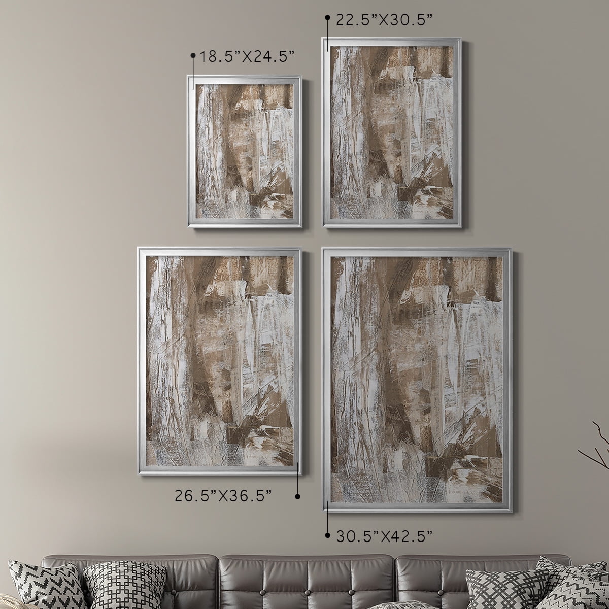 Bronzed I Premium Framed Print, in Gold, Black, or Silver - Ready to Hang