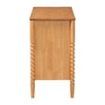 thumbnail image 4 of Baxton Studio Lucera Mid-Century Oak Brown Bobbin Wood 6-Drawer Dresser, 4 of 6
