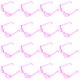 thumbnail image 1 of KAKOWELY 60 gafas de sol creativas en forma de corazón para muñecas, para disfraz de muñeca DIY, 1 of 4