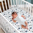 thumbnail image 4 of Forever Pooh 3-Piece Mini Crib Bedding Set Blue Soft Microfiber Quilt Sheets, 4 of 7