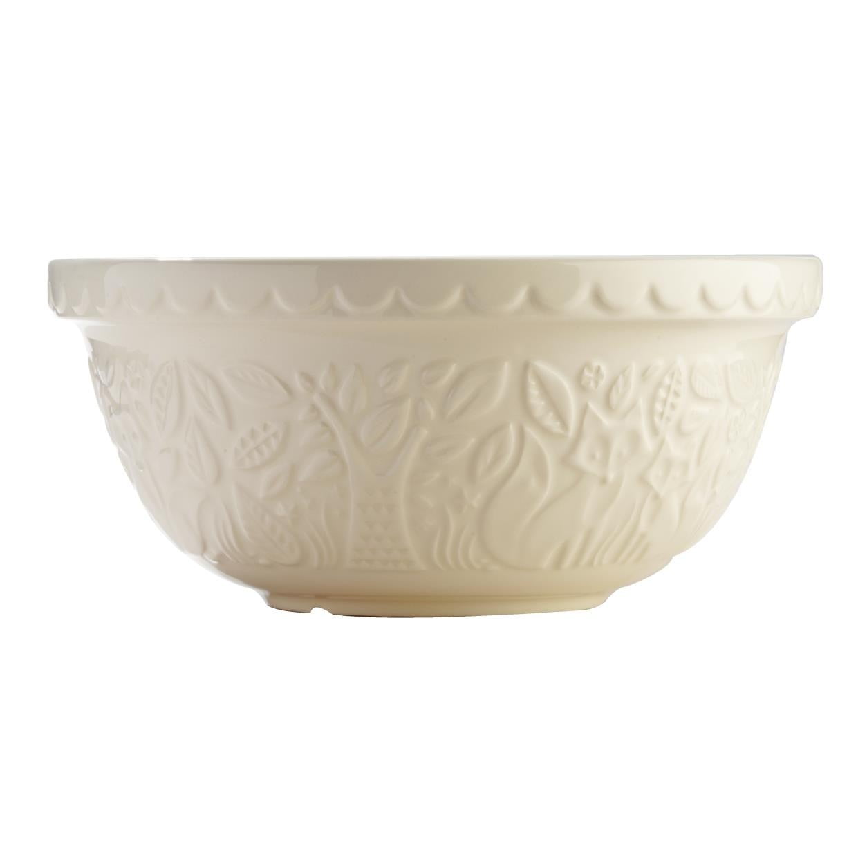 Mason Cash In the Forest Cream/Fox Ceramic Mixing Bowl, 11" Walmart