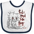thumbnail image 3 of Inktastic Feels Good Boys or Girls Baby Bib, 3 of 4