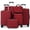 Red, variant on Royal Blue 6-Piece ABS Luggage Set with Spinner Wheels and TSA Lock