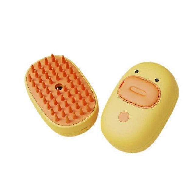 ZHAOCHENG Cepillo de vapor para gatos, cepillo de vapor para perros, eléctrico, antisalpicaduras, con peine, masajeador, eliminación de vapor, cepillo para el cabello para mascotas, cepillo con rociad