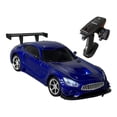 thumbnail image 1 of Coche de control remoto a escala 1/43, regalo de cumpleaños, premium, fácil de controlar, duradero, práctico, modelo de coche de control remoto. Azul oscuro, 1 of 8