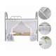 thumbnail image 2 of Mosquito Net White Bunk Bed for Student Dormitory with Fine Holes 1.5x2m, 2 of 2