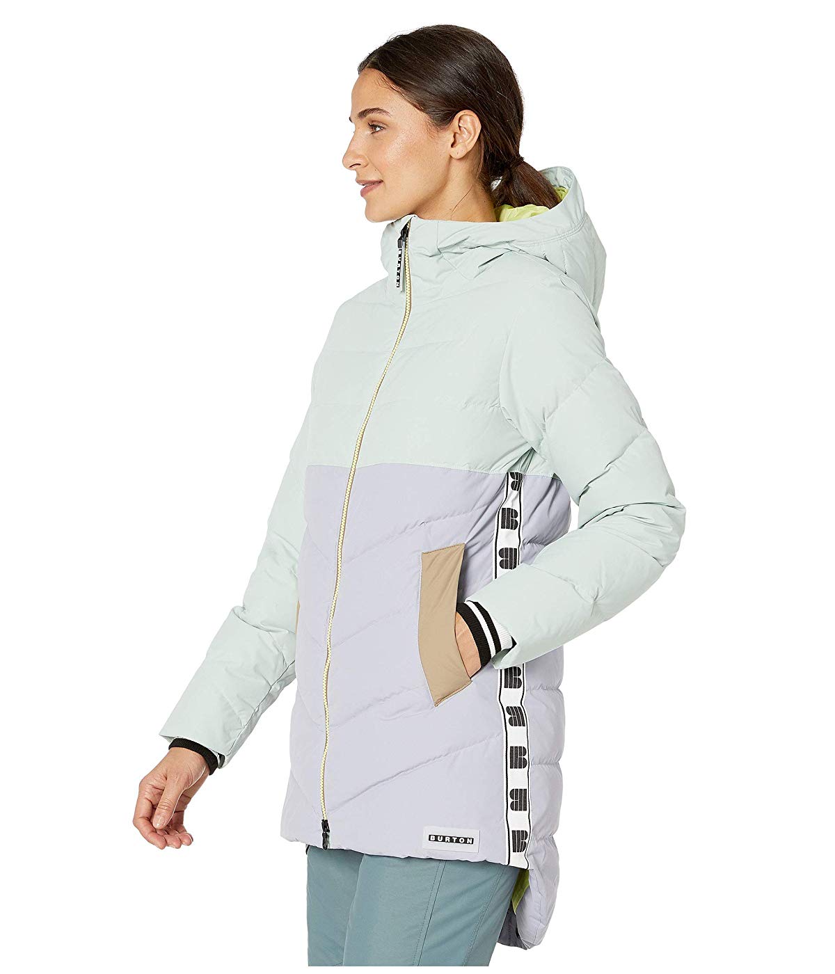 Burton Loyle Jacket Aqua Gray/Lilac 