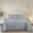 Silver, variant on IR Imperial Rooms 3 Piece Quilt Set Chevron Bedding Microfiber Soft Bedspread with 2 Pillow Shams Silver Queen