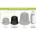 thumbnail image 3 of Slipstick CB672 3 Inch Bed Risers/Furniture Raisers with Steel Reinforced Holder Top, Lifts Height 3" (4 Pack), 3 of 5