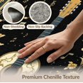 thumbnail image 6 of ODIKA 8'x10' Washable Area Rug Music Guitar Notes Retro Vintage Songbook Motif Note Acoustic for Living Room, Under Sectional, Family , Durable, Non-Slip, 6 of 7