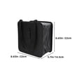 thumbnail image 2 of OULII 2Pcs Car Organizer Back Seat Black Oxford Cloth for Prevent Garbage Overflow, 2 of 7