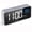 Silver, variant on Oggfader Alarm Clocks for Bedroom Digital Alarm Clock LED Alarm Clock with Snooze Function USB Port Charging White