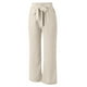 thumbnail image 3 of Gibobby Pantalones de pierna ancha para mujer Lightweiht cintura ajustable pajarita sueltos cómodos pantalones casuales con bolsillo (Beige, L), 3 of 5
