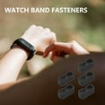 thumbnail image 5 of YUYUETIME 5Pack Watch Accessory for Men and Women Black Silicone Round Rings, 5 of 6