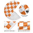 thumbnail image 2 of RMDQTR Festive Christmas Tree Skirt35.4x35.4in - Holiday Home Decor for Xmas Party Orange Checkerboard, 2 of 6