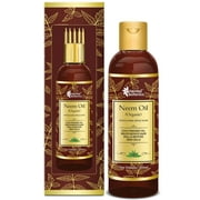 Oriental Botanics Organic Neem Oil 200ml for Hair and Skin Care - With Comb Applicator - Pure Oil with No Mineral Oil, Silicones