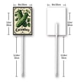 thumbnail image 7 of Yjiankangz Aluminium Yard Sign Cucumbers Vegetable Garden Sign 8x12inch Outdoor Natural Retro Metal Signs Plant Markers And 12.8" Stake Kit, 7 of 7