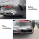 thumbnail image 4 of Car Exhaust Pipe Trim Cover Stickers for - Gloss Black, 4 of 5