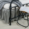 thumbnail image 5 of Bed Skirt Super Soft Solid Microfiber Pleated 14“Drop Premium Dust Ruffle, 5 of 6