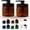 Amber/Black, variant on Royal Massage 16oz Massage Oil/Lotion/Cream Pump Jar with Locking Twist Top (Green/Black, 1)