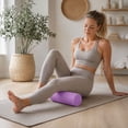thumbnail image 4 of Foam Roller For Exercise, Textured Foam Roller For Yoga And Fitness, Foam Roller For Home Workout,Purple - 30Cm, 4 of 5