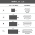 thumbnail image 5 of ANMINY Stretch Sofa Seat Cushion Cover Chair Couch Sofa Slipcover Protector Replacement, 5 of 6