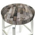 thumbnail image 3 of Naloa Wooden Texture Round Bar Stool Cushion Cover 12-14 inch, Fits Kitchen, Office, Restaurant Chairs - 12 inch, 3 of 7