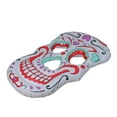 thumbnail image 3 of Swimline Giant Inflatable 62-Inch Sugar Skull Swimming Pool Island Raft, 3 of 5