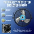 thumbnail image 5 of Tornado - 24 Inch Wall Mount Fan Metal Industrial Fan High Velocity Wall Fan - UL Safety Listed, 5 of 7